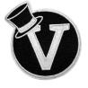 Custom Embroidered Hat Patches Paper Backing Iron On Embroidery Patches For Clothes