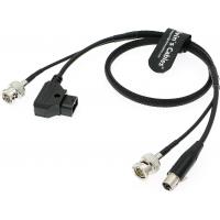 China TV Logic Monitor Combination Power Cable Mini 4 pin XLR to D-Tap & BNC to BNC 75 Ohm SDI Video Coaxial Cable on sale