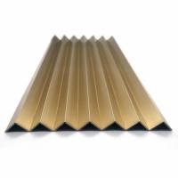 China Zr Brass Color Stainless Steel Tile Trim Continuous 90 Degree Triangle on sale