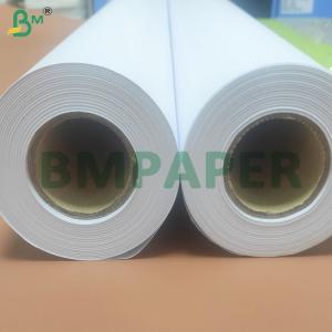 China 20lb High Stiffness CAD Plotter Paper Rolls for Large Format Print wholesale