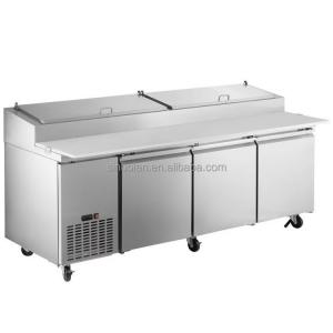 Pizza Prep Bar Restaurant Equipment Machines For Sale Commercial Subway Sandwich Prep Table Refrigerated