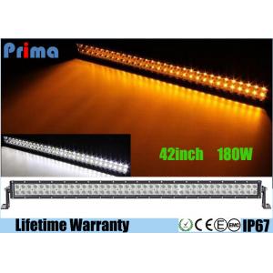 China 240W 2 Rows Tele Control Led Warning Light Bar , 42 Inch Amber Light Bar supplier