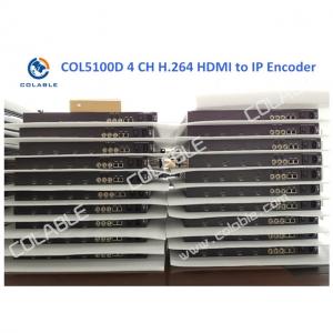 China MPEG4 IPTV Video Encoder 4 Channel HDMI To IP Encoder For DTV System COL5100D supplier