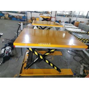 2000kg Low Profile Hydraulic Lift Table Electric Stationary Scissor Lift Platform