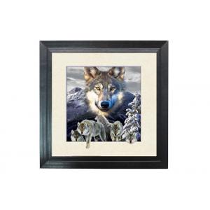 China 5D Effect Wolf 3D Lenticular Photo Printing For House Decoration MDF Frame wholesale