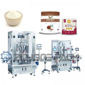 China Milk Powder Double Head Filling Machine Automatic AC 380V 50/60Hz supplier