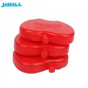China High Efficiency Reusable Cute Ice Packs Bpa Free Red Apple Shape Ice Bricks For Cooler Bags supplier
