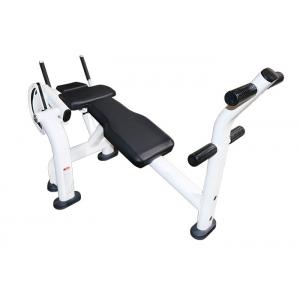 Custom Commercial Grade Gym Equipment White Tube Ab Crunch Bench Press