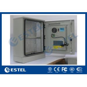 Stainless Steel Outdoor Telecom Cabinet With Cooling System / Air Conditioner Type Telecom Enclosure