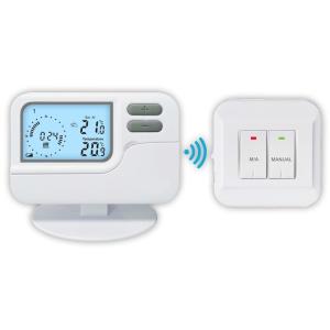 China Riseem 7 días calefacción y refrigeración programable con termostato de sala de visualización LCD con inalámbrico supplier