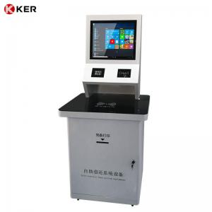 19 Inch Library Queue Kiosk Built-In Rfid Reader Book Returning Terminal Borrow Return Book Terminal Smart Kiosk