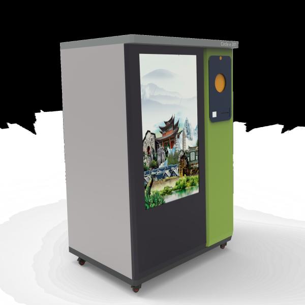 La máquina expendedora reversa 800pcs de la botella del QR Code recicla la máquina plástica de la botella