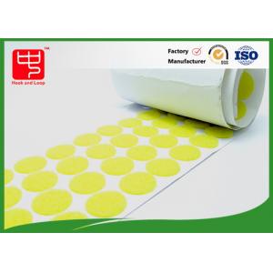 China Roll Yellow Color Custom Patches , 20 * 20mm Sticky Dots supplier