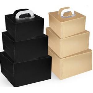 Personalized Decorative Paper Box With Handle Drawer Box Packaging Black