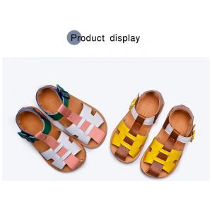 China Toddler Girls Cowhide Lining Summer Sandals Shoes supplier