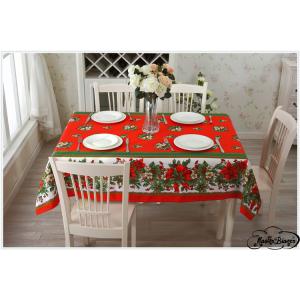 Polyester CHRISTMAS table cloth/table cover/table wear for restaurant/home/picnic/outdoor XMAS PATTERN DESIGH