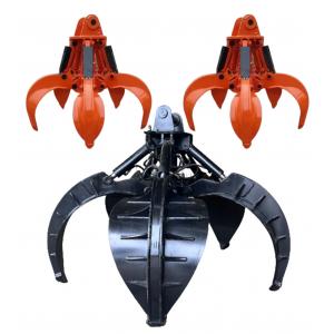 Factory Orange Peel Grab Excavator Rock Grapple, Excavator Grab Thumb Bucket