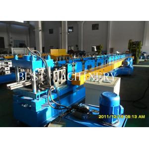 China Professional Rack Roll Forming Making Machine for Supermarket Storage Upright Shelves Chain Drive system supplier