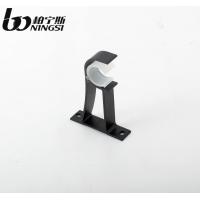 China Metal Black Color 22mm Ceiling Curtain Rod Brackets Curtain Rod Hanger on sale