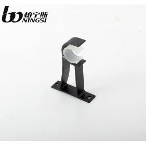 Metal Black Color 22mm Ceiling Curtain Rod Brackets Curtain Rod Hanger