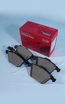 Front Rear Placement Disc Brake Pad Set Shims Included And Heat Resistant For Smooth Braking
