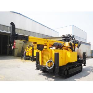 Crawler Hydraulic Engine Drived Rock Drilling Rig , Mining Reverse Circulation RC Drilling Rig