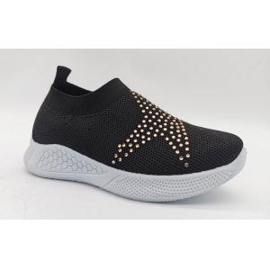 China Knitting Diamond Pentacle Children'S Sport Shoes Lightweight Breathable Upper supplier
