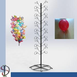 Balloon Holder Tree Stand / Metal hooks display stand / metal display rack with round base / POP display stand