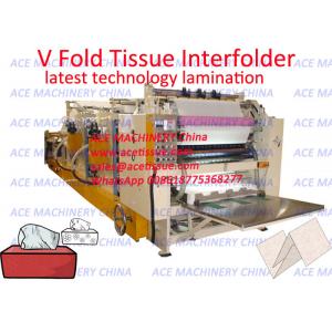 China Automatic Drawing Type Facial Paper Tissue Converting Machine With Gluing Lamination Unit