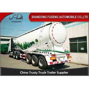 China 45m3 Pneumatic Dry Bulk Cement Tanker Trailer With Diesel Engine supplier