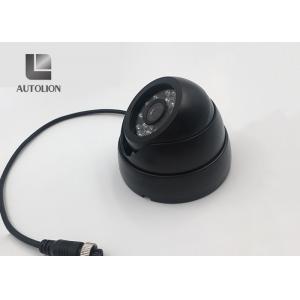 China Vandal Proof Embedded Mini Dome Camera 30m IR Distance For Inside Car / Lift And Taxi supplier