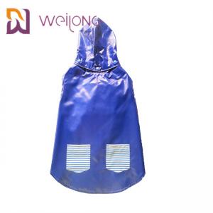 China True Pocket Velcro Opening Medium Dog Raincoat Customized Double Sided supplier