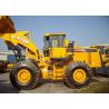 China Electromagnet Positioning Front End Wheel Loader , Dual Pump Heavy Wheel Loader wholesale