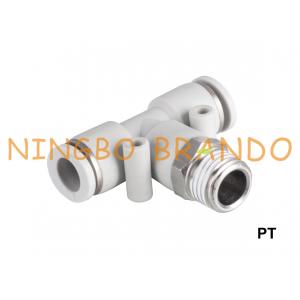 PT Male Branch Tee Pneumatic Quick Connect Coupling 1/8'' 1/4'' 3/8'' 1/2''