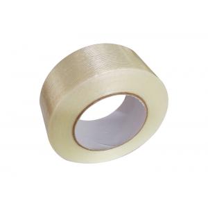 China High - Strength Bundling Strapping Fiberglass Mesh Tape  / Filament Adhesive Tape supplier