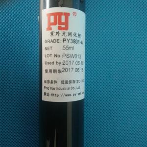 China Black Color 50CC UV Cured Glue , Waterproof Glue For Glass Clean / Dry supplier