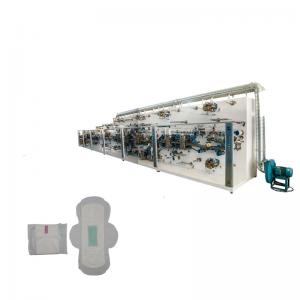 China Super Absorbent Ultrasonic Automatic Sanitary Pads Manufacturing Machine 300pcs/min supplier