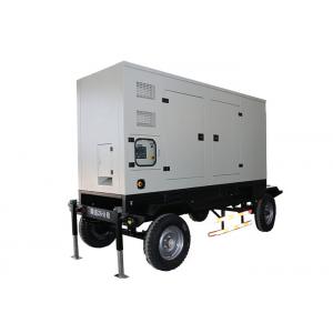 China Mobile Portable Silent Diesel Generator Set with Trailer 200KW 1500 RPM supplier