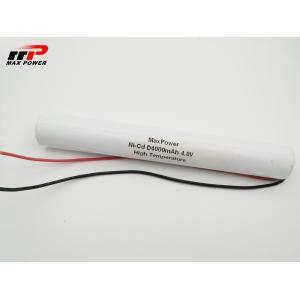 70 Degree 4.8V 4000mAh NiCd Rechargeable Batteries For Emergency Fixture
