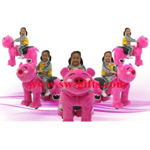 China Amusement rides electric riding plush toy ride battery animal car exporter supplier