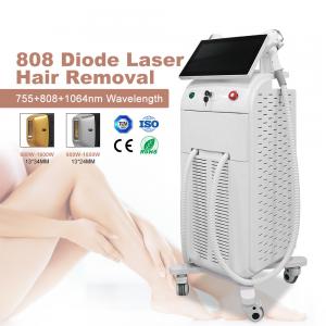 Vertical Diode Machine For Hair Removal , Permanent Nd Yag Laser Machine