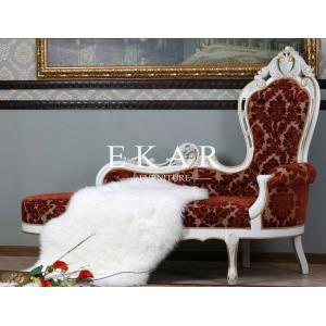 Classic Recliner Elegant Wooden Wood Frame Sofa Luxury Chaise Lounge