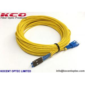 China Single Mode Fiber Optic Pigtail Cables , G657B3 Simplex Patch Cord Pigtail MU UPC supplier