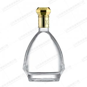 China Glass Leaf Shape Grape Wine Bottles Customized with Base Material Glass and 's Direct supplier