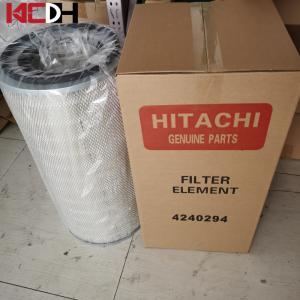 China Hitachi Excavator Air Filter EX800-5 , 4240294 12 Inch Round Air Cleaner supplier