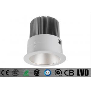 China Round 30w 2700k 700ma Sharp Cob Led Downlights Dimmable With Pc Reflectors supplier