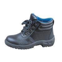 China Euro37-47 Safety Shoes with High Heel Steel Toe and Sole Made of Buffalo Leather on sale
