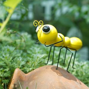 China Artistic Decorative Metal Ants Garden Ornaments Weatherproof supplier
