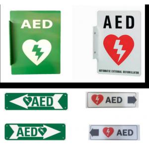 Printable Wall Mounted AED Wall Sign TUV CE White Green