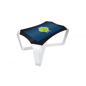 43 Inch LCD Screen Multi Touch Interactive Table Smart Display X Shaped For Coffee Game